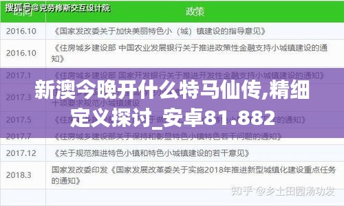 新澳今晚开什么特马仙传,精细定义探讨_安卓81.882