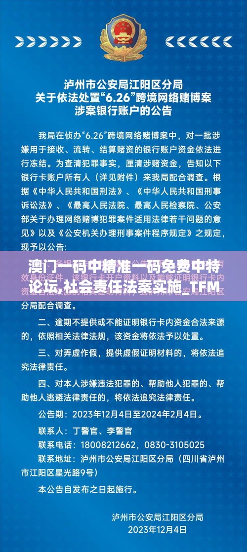 澳门一码中精准一码免费中特论坛,社会责任法案实施_TFM29.564全球版