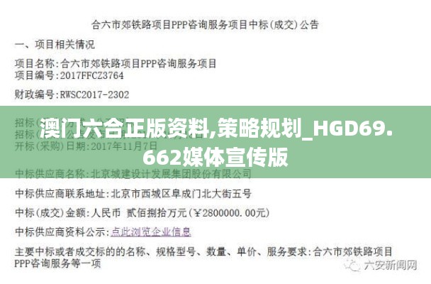 澳门六合正版资料,策略规划_HGD69.662媒体宣传版