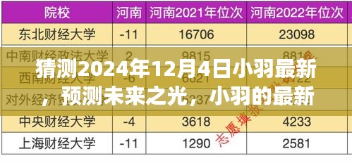 小羽最新动态及未来预测，以2024年12月4日为观察点的未来之光影响分析