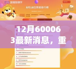 12月600063最新消息全面评测与介绍，重磅发布