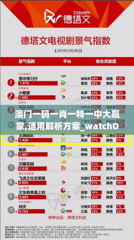 澳门一码一肖一特一中大羸家,适用解析方案_watchOS9.208