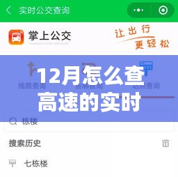 小红书教你，如何在12月轻松掌握高速实时信息，出行动态一手掌握！