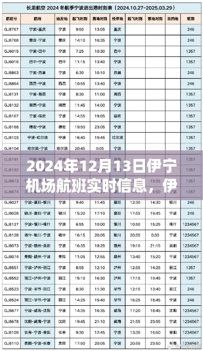 科技引领航班新纪元，伊宁机场航班实时追踪系统发布最新航班信息（2024年12月13日）