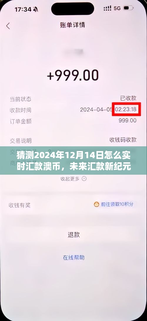 揭秘未来汇款新纪元，揭秘实时澳币汇款黑科技预测至2024年12月14日的发展趋势与策略分析