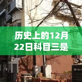 智能监控新时代下的科目三考试，体验前沿科技重塑生活的历史时刻——历史上的12月22日回顾