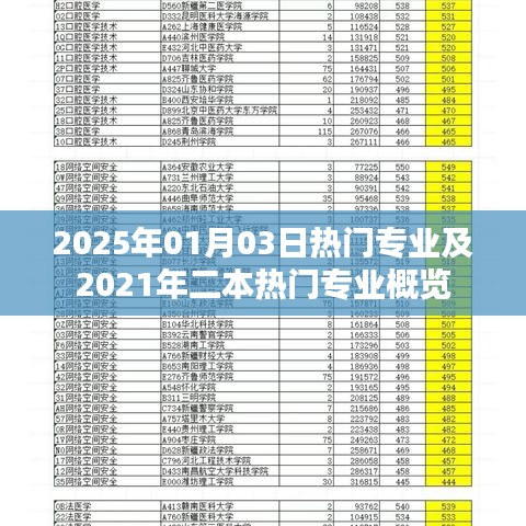 2025年热门专业趋势与二本专业概览