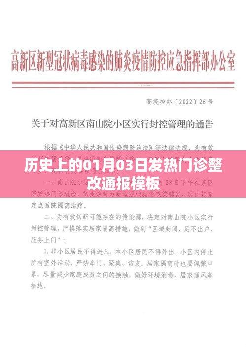 发热门诊整改通报模板揭秘，历史视角的审视