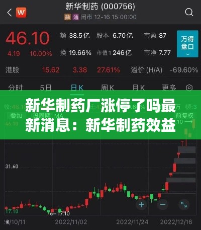 新华制药厂涨停了吗最新消息：新华制药效益怎么样 