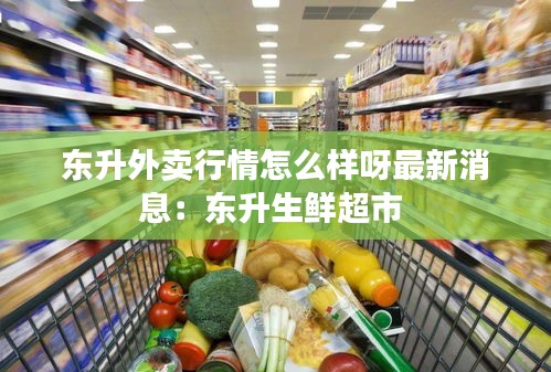 东升外卖行情怎么样呀最新消息：东升生鲜超市 