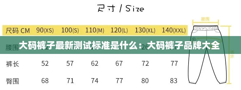 大码裤子最新测试标准是什么：大码裤子品牌大全 