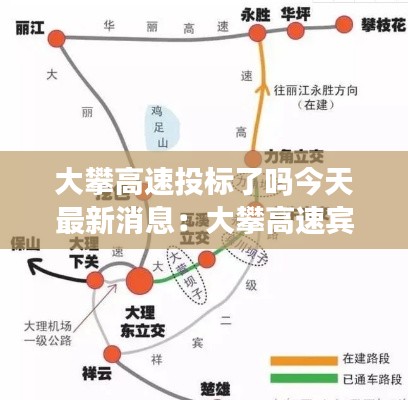 大攀高速投标了吗今天最新消息：大攀高速宾川段路线图 