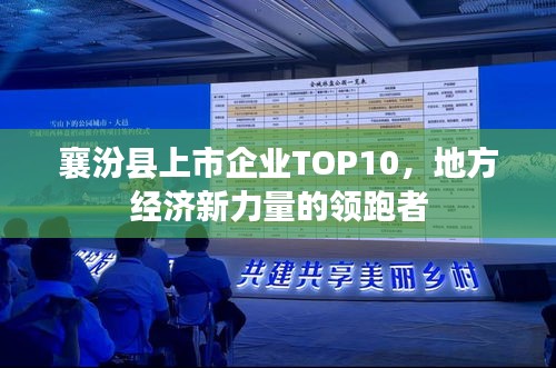 襄汾县上市企业TOP10，地方经济新力量的领跑者