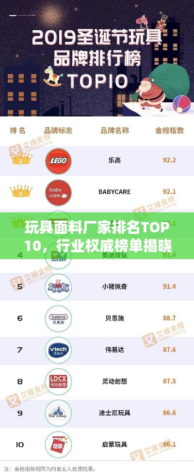 玩具面料厂家排名TOP10，行业权威榜单揭晓