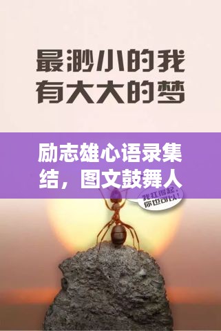 励志雄心语录集结，图文鼓舞人心