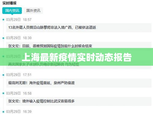 上海最新疫情实时动态报告