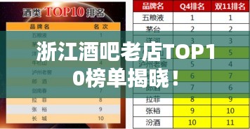 浙江酒吧老店TOP10榜单揭晓！