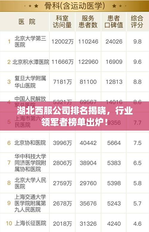 湖北西服公司排名揭晓，行业领军者榜单出炉！